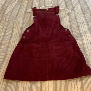 Altar’d state corduroy overall dress